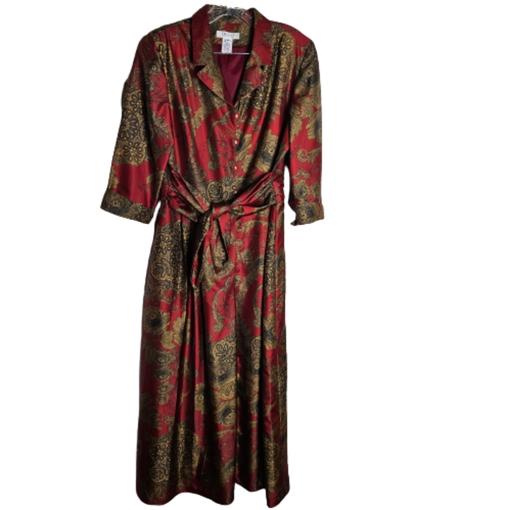 BIGIO COLLECTION Women Paisley Dress Size 14